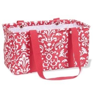 31 Gifts Red/White Print Medium Utility Tote